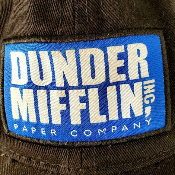 Dunder Mifflin Baseball Hat Black Blue The Office Universal Television Unisex OS - Picture 1 of 7